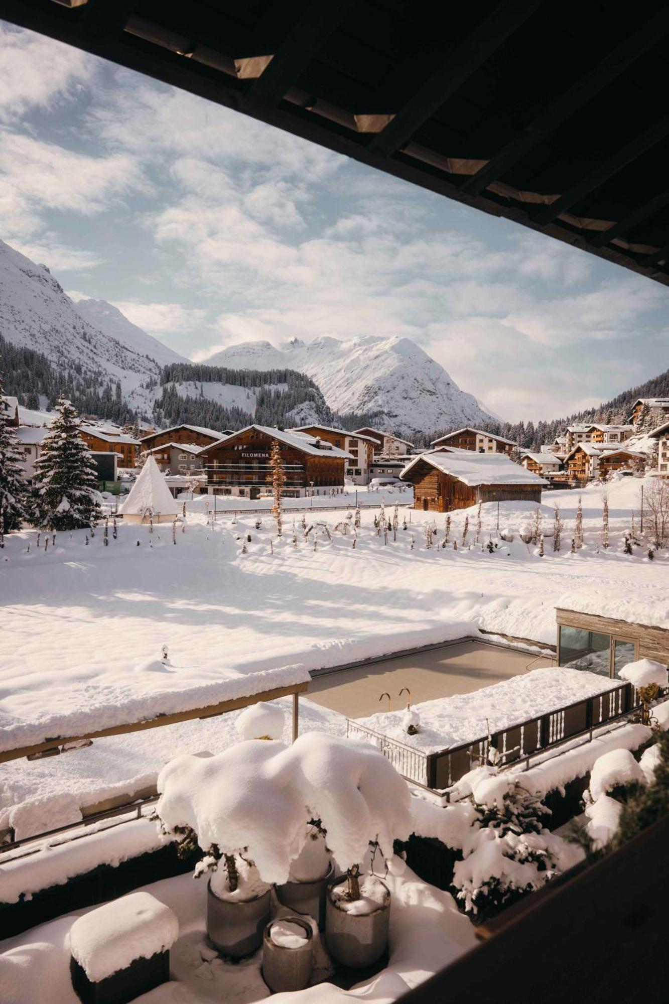 Hotel Arlberg Lech Bagian luar foto