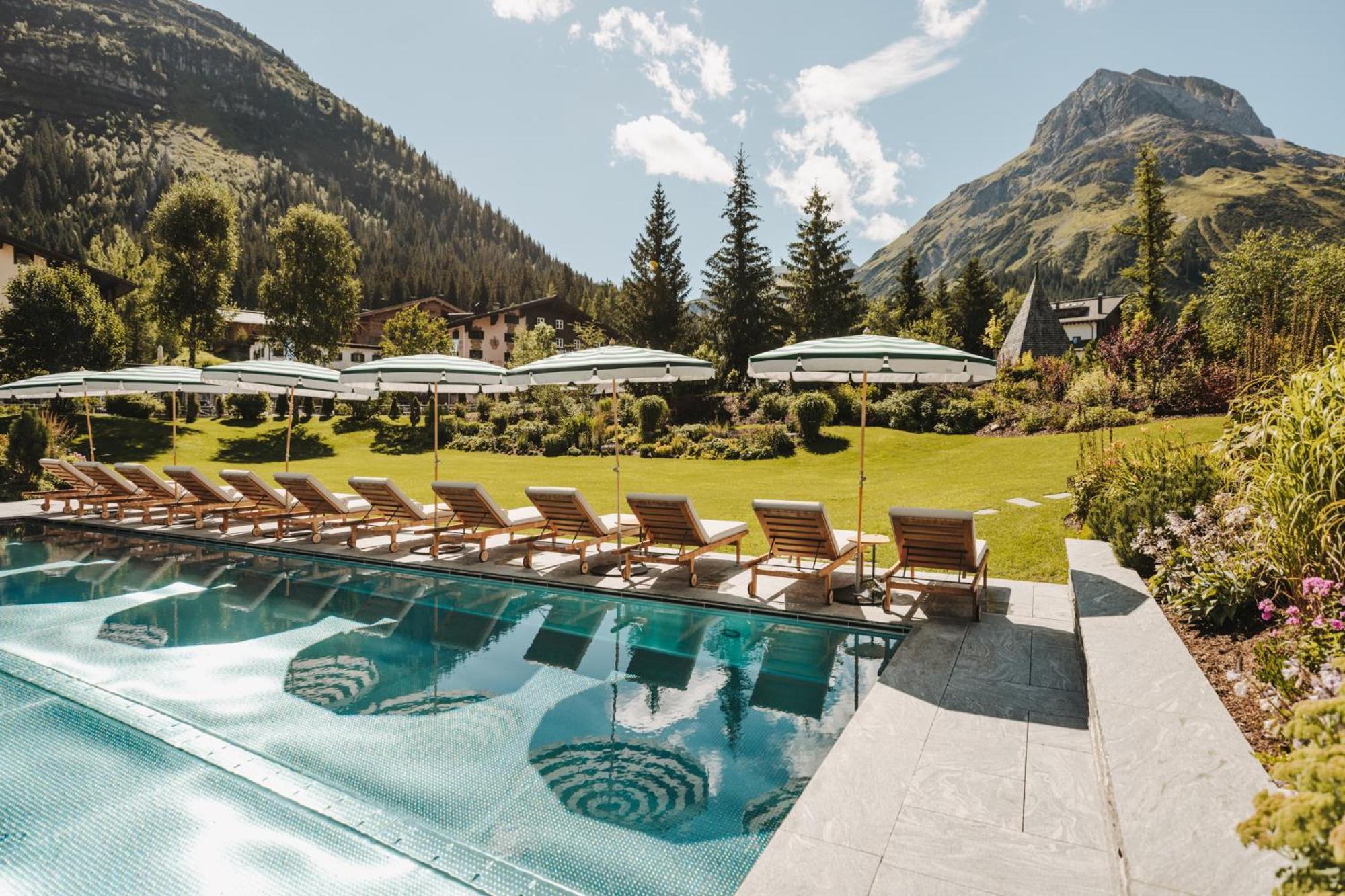 Hotel Arlberg Lech Bagian luar foto